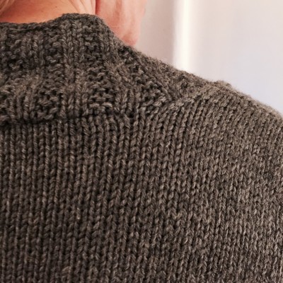 Customfit Cardigan, Reservoir, knit in Knit Picks Stroll Sport