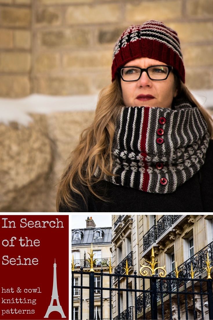 'In Search of the Seine' Hat and Cowl Knitting Patterns by Imagined Landscapes