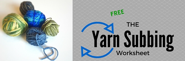 free worksheet to help you choose yarn for your next knitting project