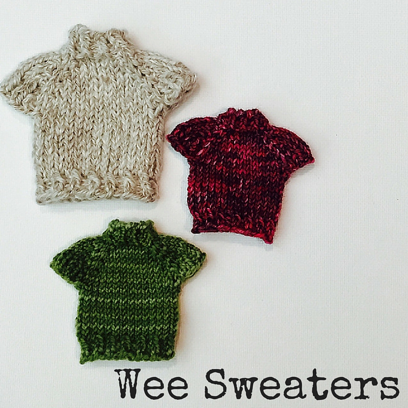 Wee Sweaters free knitting pattern