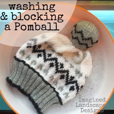 Tutorial: How to wash and block a Pomball - it's easy