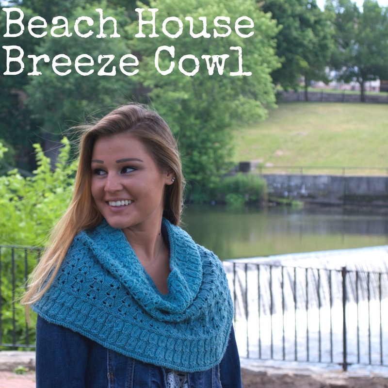 Beach House Breeze Cowl from "Point Counterpoint vol. 1" a knitting pattern from Imagined Landscapes Designs
