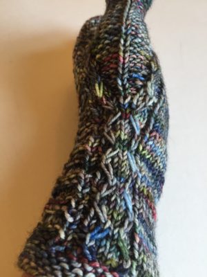 Wired Fingerless Mitten pattern by Imagined Landscapes