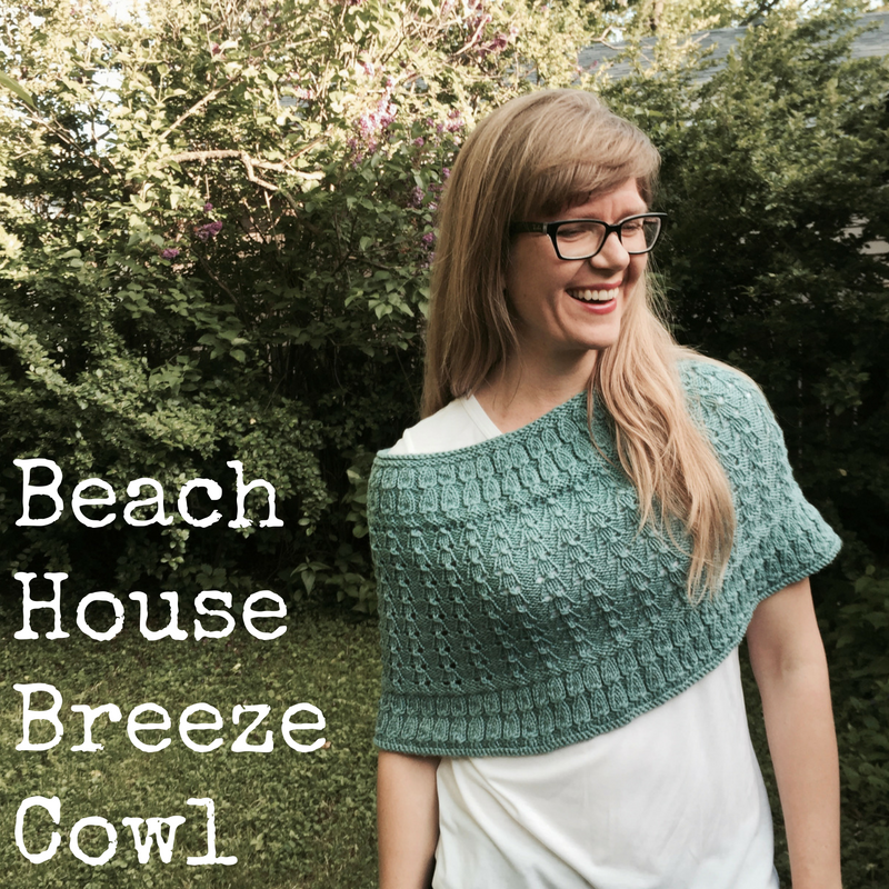 Beach House Breeze cowl for sport weight yarn