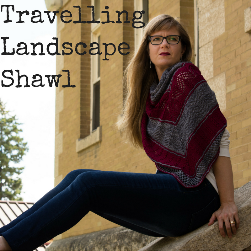 Travelling Landscapes Shawl - a free knitting pattern from Imagined Landscapes