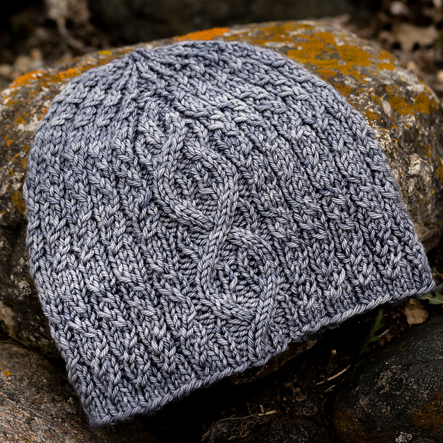 Stormy Harbour cabled hat pattern from Imagined Landscapes