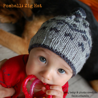 adorable baby hat, knitting pattern