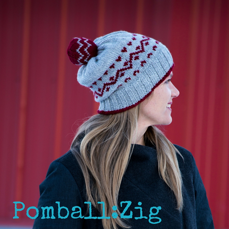 Pomball: Waves hat knitting pattern