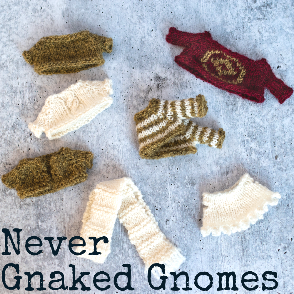 Never Gnaked Gnomes clothes pattern